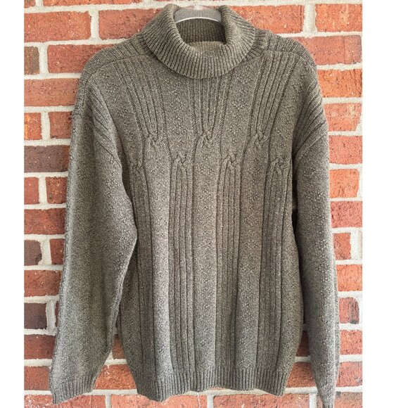 Vintage Northern Reflections Parkhurst Knit Sweater Turtleneck Made in Canada M - Picture 1 of 7